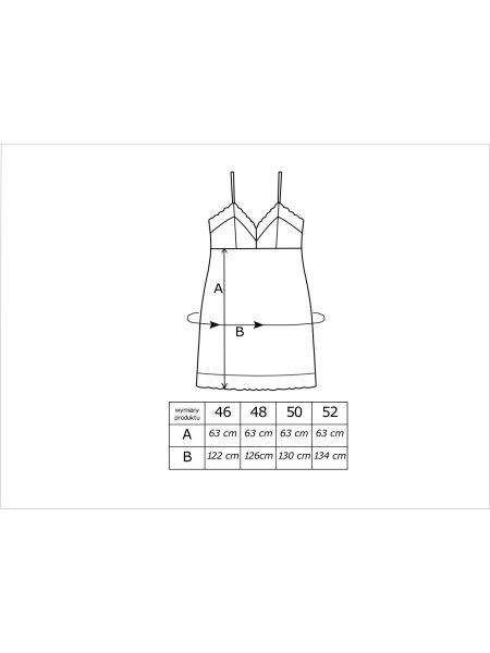 Cămașă de noapte sexy plus size - Hana II - 4